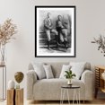 thumbnail image 4 of Historic Framed Print, [Two baseball players, Stagg and Warner, Yale, posed, standing, full-length], 17-7/8" x 21-7/8", 4 of 9