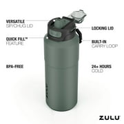 ZULU Powerfill 32oz Stainless Steel Water Bottle