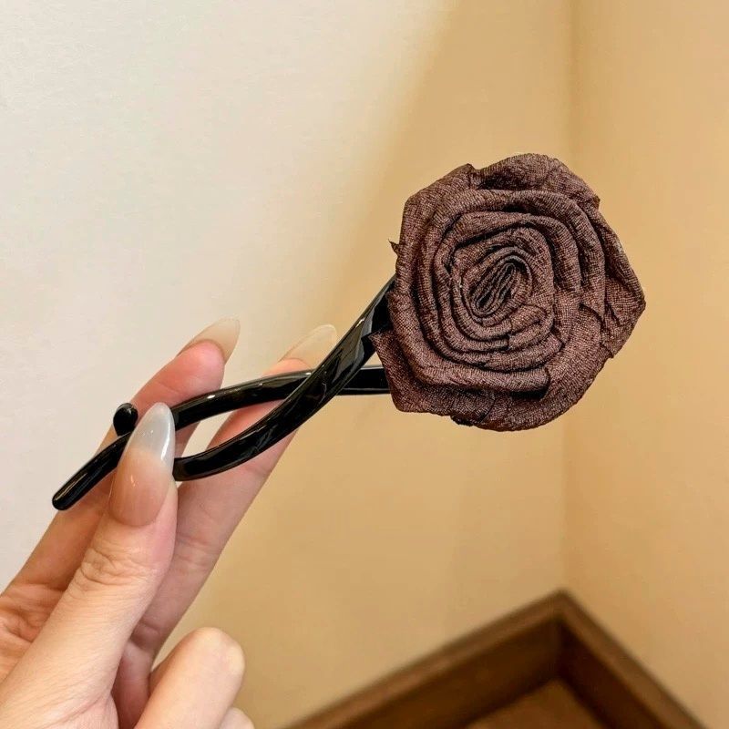 EKE Women’s Hair Clip Vintage Retro Back-Wear Elegant Hair Accessory with Fashion Texture