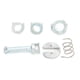 thumbnail image 3 of Kit de reparación de cilindro de cerradura de puerta, 7 piezas/juego Reparación de cilindro de puerta delantera izquierda/derecha para cerraduras de hardware de puerta Máxima comodidad, 3 of 9