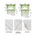 thumbnail image 6 of Spring Green Leaves Kitchen Curtains Sets 36 Inch Length with Valance, Pastoral Botanical Plants Vines Swag Valances and Tiers Curtain Set Drapes Swag Curtains for Living Room, Bathroom, Bedroom, 6 of 6
