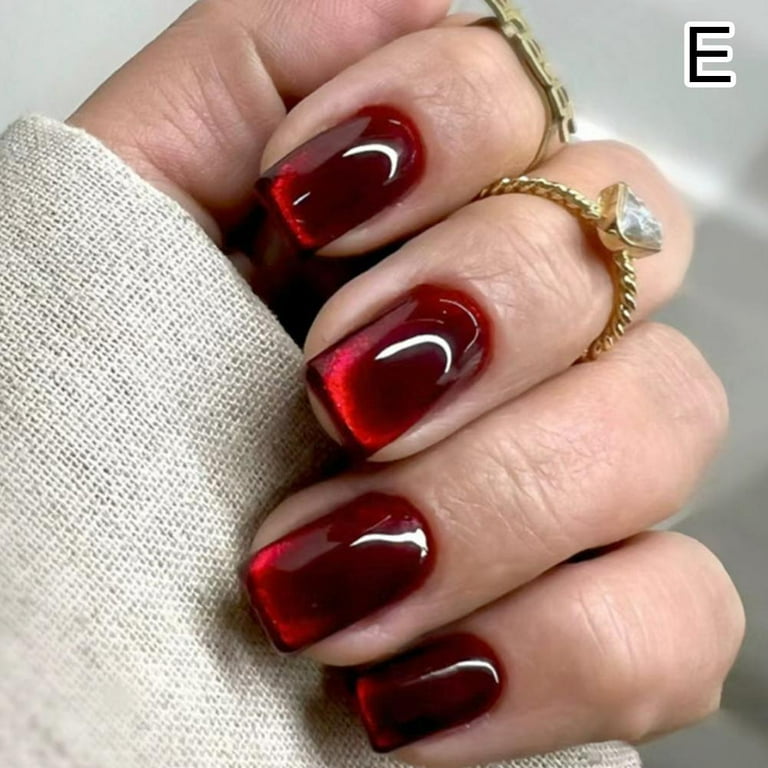 Cat Eye Fake Nails - Elegant & Stylish Manicure, Easy DIY Application, 24PCS for You