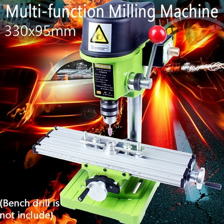 Drill Fixture - Mini Precision Multifunction Table Milling Machine Bench Drill Vise Fixture Adjustment Worktable for Mini Drill and Drill Bracket Series(Table size:310x90x70MM)