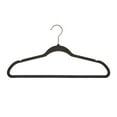 thumbnail image 3 of Better Homes & Gardens Velvet Clothing Hangers, 100 Pack, Black, Non-Slip, Space Saving, 3 of 5