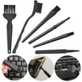 thumbnail image 2 of Injueey Cepillos antiestáticos de nailon con mango portátil pequeño de plástico 6 en 1, Kit de cepillo de limpieza para teclado, limpiador de espacio Suministros de limpieza para el hogar Injueey HA3140-00B, 2 of 6