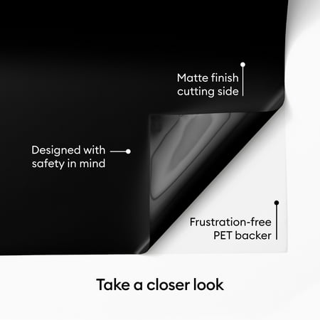 Cricut Value Vinyl Sheets, Rainbow Sampler 50 count, 12 inch x 12 inch