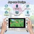 thumbnail image 3 of Switch Joy-con Wireless Controllers with Hand Strap Dual Vibration Replacement Wireless Gamepad Bluetooth (White), 3 of 5