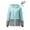 Lake Blue, variant on Rosvigor Womens Waterproof Raincoat Lightweight Color Block Jackets Windproof Hooded Jacket with Pockets