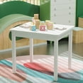 thumbnail image 6 of Bemico Kids Wood Activities Desk Children's Meal Table  Study Table for Playing, Writing, Drawing -White, 6 of 7