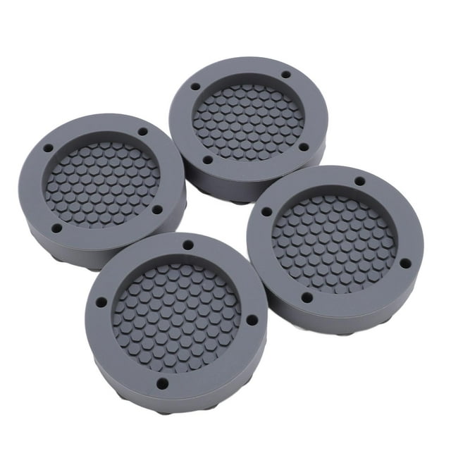 Anti Vibration Pads for Washing Machine, 4PCS Washing Machine Vibration Damper Anti Vibration Mat with Powerful Suction Cup, Prevents Noise, Stops Washer Dryer Moving