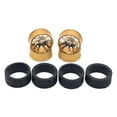 thumbnail image 2 of RC Car Trunk Tires Wheel Rims Spare Parts Rubber Tires Accessory for 284131 RC Truck Car Parts Replacement dorado CUTICAT Neumáticos de neumáticos de coche RC, 2 of 7