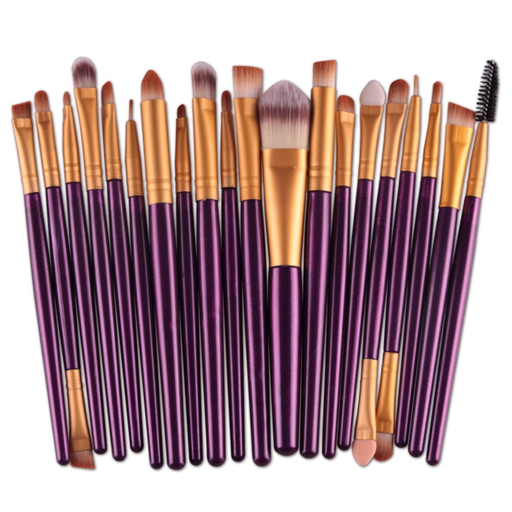Akoyovwerve 20PCS Makeup Brushes Set Colorful Soft Brushes - Walmart 