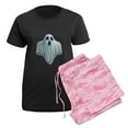 thumbnail image 5 of CafePress - PD Moreno's Halloween Ghost - Women's Short Sleeve Print T-Shirt and Pants Dark Cotton Pajama Set, 5 of 7