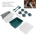 thumbnail image 3 of Seed Starting Tray, Adjustable Humidity 12 Cells Seedling Starter Kit Reusable With Base For Seeds Growing, 3 of 8