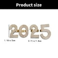 thumbnail image 5 of RUISINERY Fashionable 2025 Adjustable Rings Digital Combination Rings Set Rhinestones Inlaid Jewelry for Parties and Weddings, 5 of 7