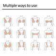 thumbnail image 3 of Silicone Breast Stickers Anti-Exposure Tape for Lifting - Coffee - 7.5CM x 5M, 3 of 5