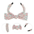 thumbnail image 3 of Unique Bargains 1 Pc Retro Bow Headbands for Women Pink, 3 of 6