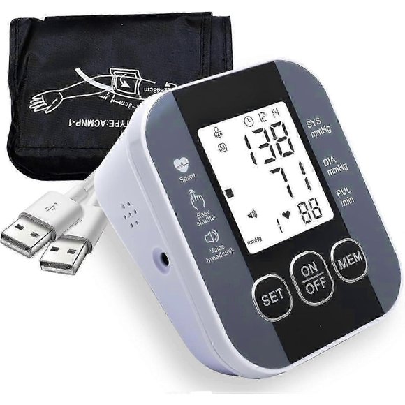 Blood Pressure Monitor Large Cuff Blood Pressure Machine Medical BP Monitor Upper Arm BP Cuff
