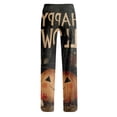 thumbnail image 5 of Halloween Womens Pajama Pants Cute Print Comfy Halloween Pajama Pants Casual Ghost Pumpkin Pattern Pjs Sleep Bottoms Fall Winter Lounge Pants, 5 of 5