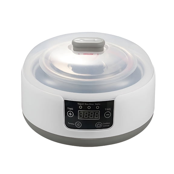 HIBIBUD Probiotic Yogurt Maker,New Upgraded 1.2L Fully Automatic Yogurt Machine,Yogurt Maker with Temperature Control,Probiotic Yogurt Maker for Homemade Greek,Vegan Yogurt