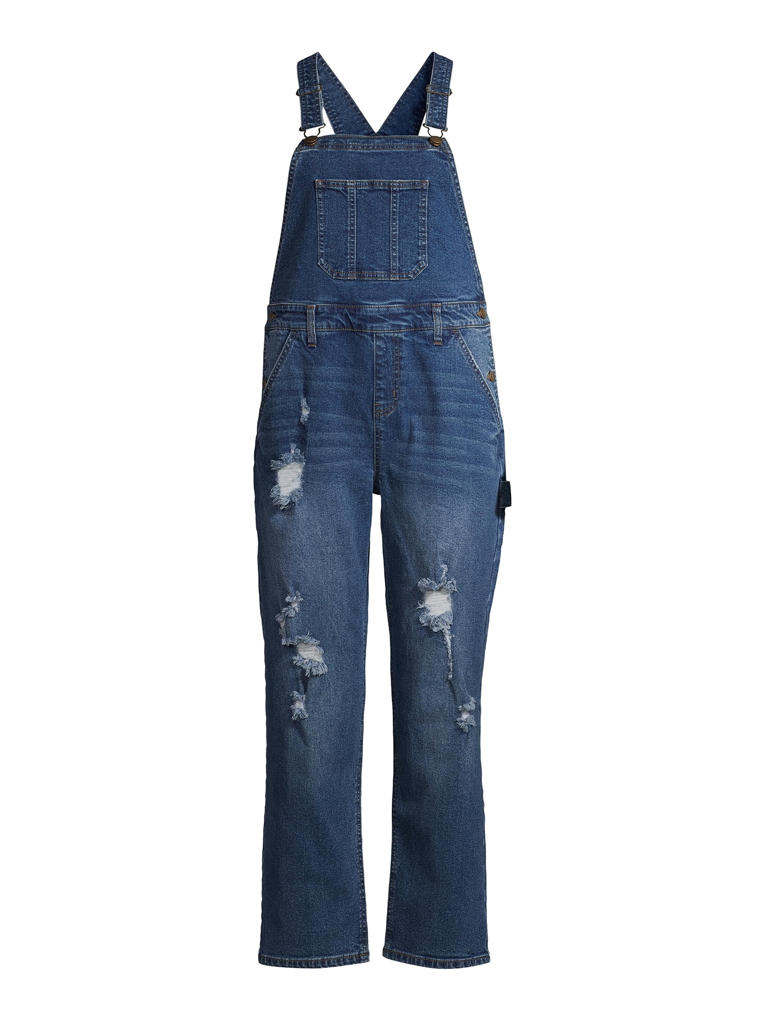 No Boundaries Juniors' Retro Overalls