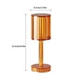 thumbnail image 4 of Crystal Lamp 9.6 Inch Color Changing Lamp Touch Light Water Ripple Lamp LED Night Lights USB Rechargeable Cordless Lamp for Bedroom Living Room Bar Dining Decor, 4 of 7