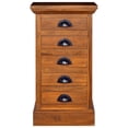 thumbnail image 2 of vidaXL 5-Drawer Cabinet 35x30x60 cm Solid Teak Wood, 2 of 5