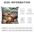 thumbnail image 5 of Orinice Snowmen Lantern Winter Graphic Decorative Throw Pillow Cover for Home Sofa, Christmas Winter Pillow Case, 1PC 24x24in, 5 of 5