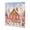 B, variant on Christmas Bathroom Shower Curtain With Hooks - Holiday Waterproof Fabric Set(A)