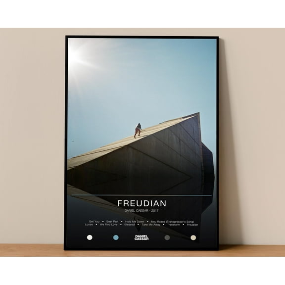 MSFCON Daniel Caesar Poster | Freudian Poster | Album Poster Prints | Wall Decor Posters | Album Cover | R&B Music Poster