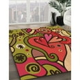 thumbnail image 2 of Ahgly Company Indoor Square Patterned Caramel Brown Area Rugs, 8' Square, 2 of 6