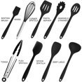 thumbnail image 1 of Ensemble de 10 Pcs de Batterie de Cuisine en Acier Inoxydable et Silicone, 1 of 4