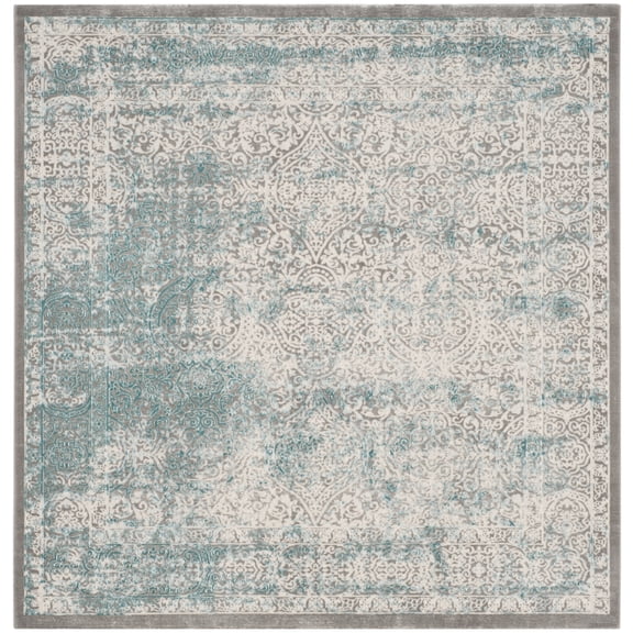 SAFAVIEH Passion Collection PAS401B Turquoise / Ivory Rug