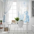 thumbnail image 5 of Blue Seahorse Coastal Blackout Curtains for Bedroom, Summer Beach Nautical Ocean Coral Thermal Insulated Kitchen Drapes with Grommets, Light Blocking Window Treatment, 2 Panels 42" x 54", 5 of 7