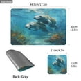 thumbnail image 4 of Wobogo Cute Manatee Placemats Coasters Set of 1 Heat-resistant Non-slip Easy to Clean Square Dinner Plate Mat, 4 of 8