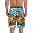 thumbnail image 3 of Fotbe Different Construction Site Vehicles Pajama Shorts for Men, Men's Pajama Bottoms, Sleepwear,Short Pajama Pants-Large, 3 of 9