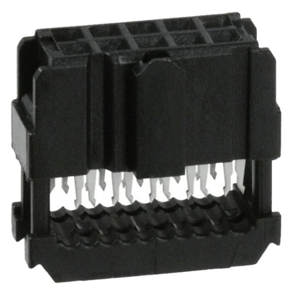 1658621-1 Rectangular Receptacle 10 Position Connector IDC Gold 26-28 AWG