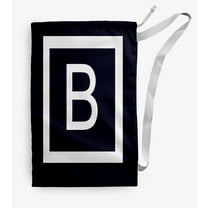 Simply Daisy Modern Monogram 18 x 29 inch B Laundry Bag