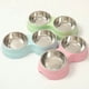 thumbnail image 4 of Double Pet Bowls Dog Food Water Feeder Stainless Steel Pet Drinking Dish Feeder Cat Puppy Feeding Supplies Small Dog Accessories ShopWise Round, 4 of 8