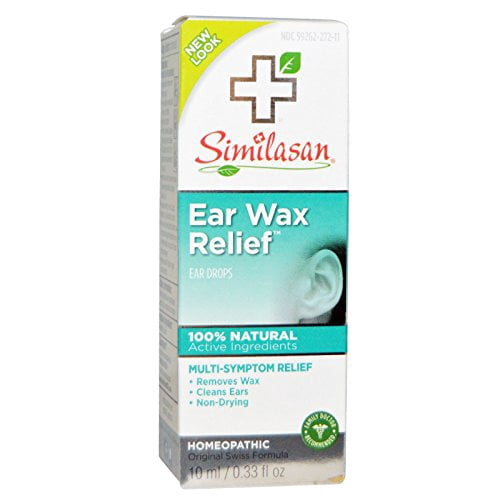 Similasan Ear Wax Relief Multi-Symptom Drops Swiss Formula, 0.33 oz, 6-Pack