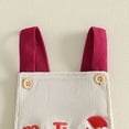 thumbnail image 6 of Emitonse Bodysuits For Baby Jumpsuit For Girls My First Christmas Baby Overalls Corduroy Romper Xmas Clothes | Baby First Christmas Outfit Size 6-12 Months ,Red, 6 of 9