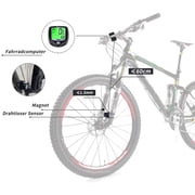 POINTERTECK Bike Speedometer Waterproof Wireless Bicycle Bike Computer and Cycling Odometer with Multi-Function LCD Backlight Display