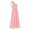 Pink, variant on DPOIS Kids Flower Girl Dress One Shoulder A-line Chiffon Long Dress Light Green 16