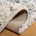 thumbnail image 5 of SAFAVIEH Jericho Laura Abstract Polyester Shag Area Rug, Ivory/Navy, 8' x 10', 5 of 8
