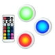 thumbnail image 3 of Lámpara LED RGB inalámbrica recargable de 2 piezas, luces LED regulables para ventana, luces USB coloridas para armario con control remoto, luces para debajo del gabinete de cocina, batería, 3 of 5