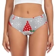 thumbnail image 1 of Fotbe Merry Christmas Gnome1 Calzones Estampados para Mujer – Ropa Interior de Algodón, Cómoda, Suave y Elástica-Small, 1 of 6