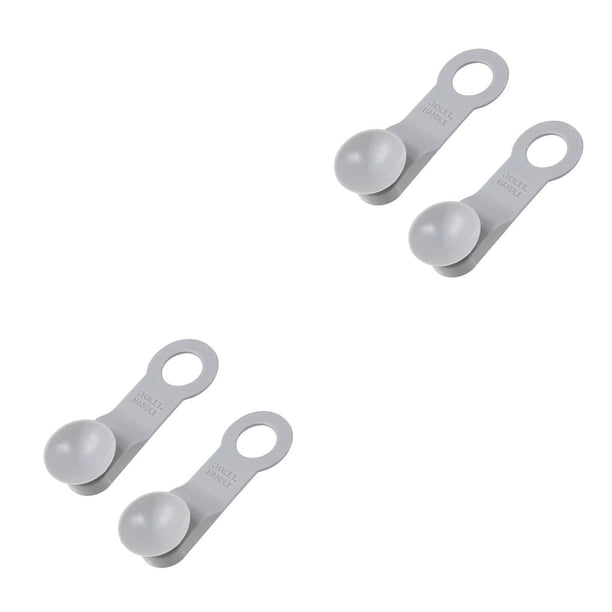 Injueey Elevador de asiento de inodoro de 2 piezas, mango de Closestool para evitar tocar el soporte de elevación, dispositivo de viaje Type3 NO3