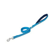 Terrain D.O.G. Reflective Neoprene Lined Dog Leash, Blue, 6-feet L x 3/4-inch W