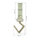 thumbnail image 2 of 5.5 Pulgadas PU Cuero S Estante Ganchos Camping Gancho Percha Metal Portátil Exterior Accesorios para Colgar Ollas Sartenes Utensilios, Verde Paquete de 3 Unique Bargains ganchos de utilidad, 2 of 5