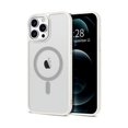 thumbnail image 1 of HAYAN Case for iPhone 12 Pro Case Magnetic Translucent Matte Phone Cases 6.1" [Compatible with MagSafe] Thin Slim Fit Shockproof Bumper Hard Protective Cover for Women Men Girls, Frosted Cream White, 1 of 1